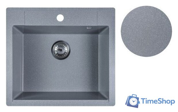 Кухонная мойка AV Engineering Unit AVE550500SLA (серебристый) - Изображение №3 — Интернет-магазин Time-Shop