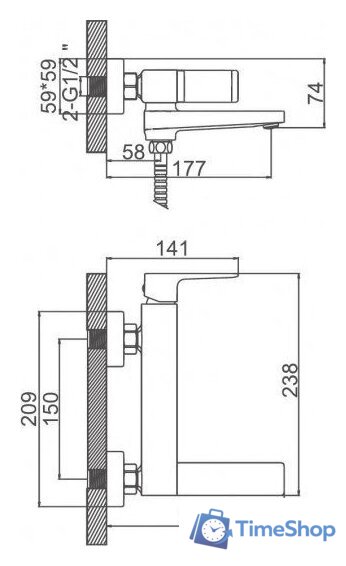 Смеситель Ledeme L3173G - Изображение №7 — Интернет-магазин Time-Shop