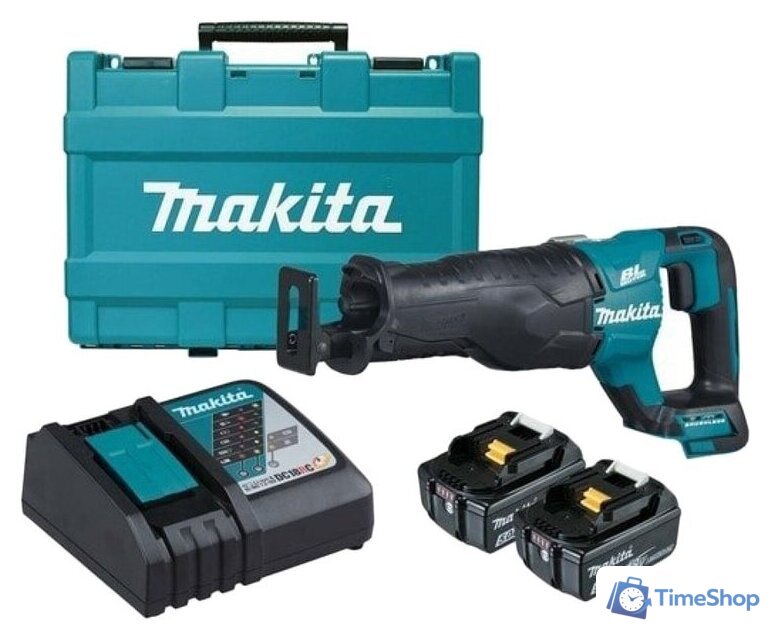 Сабельная пила Makita DJR187RTE (с 2-мя АКБ, кейс) - Изображение №1 — Интернет-магазин Time-Shop