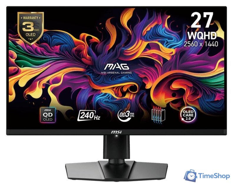 Игровой монитор MSI MAG 271QPX QD-OLED E2 - Изображение №1 — Интернет-магазин Time-Shop