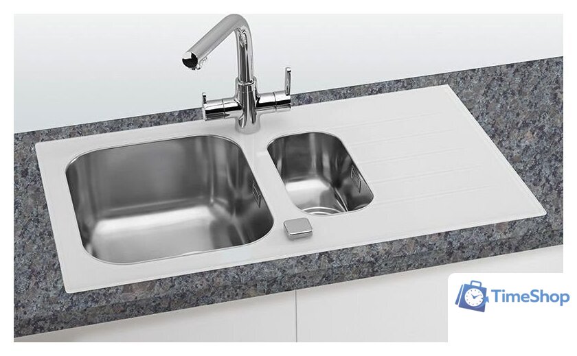 Кухонная мойка Alveus Glassix 20 1100016 - Изображение №2 — Интернет-магазин Time-Shop