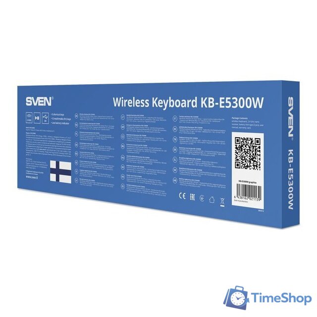 Клавиатура SVEN KB-E5300W - Изображение №6 — Интернет-магазин Time-Shop