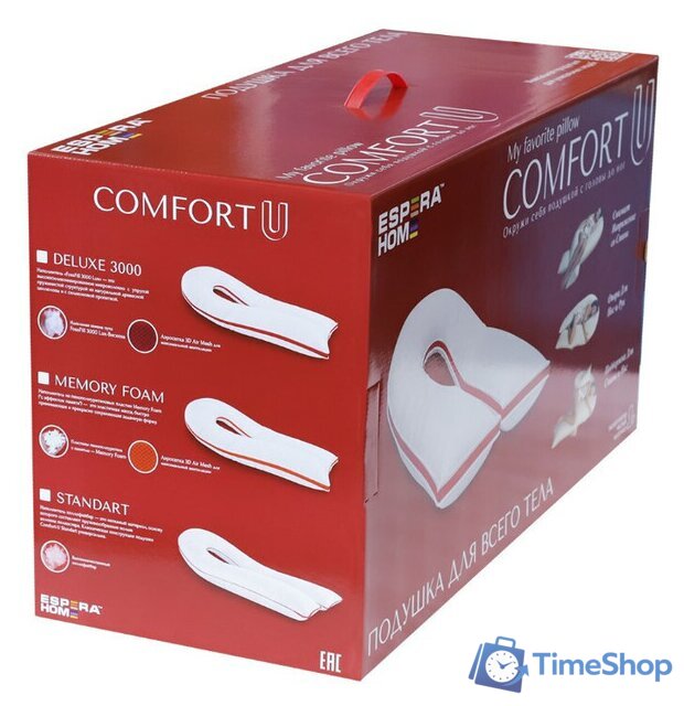 Спальная подушка Espera Home Comfort-u Standart ЕС-2033 - Изображение №4 — Интернет-магазин Time-Shop