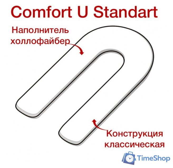 Спальная подушка Espera Home Comfort-u Standart ЕС-2033 - Изображение №5 — Интернет-магазин Time-Shop