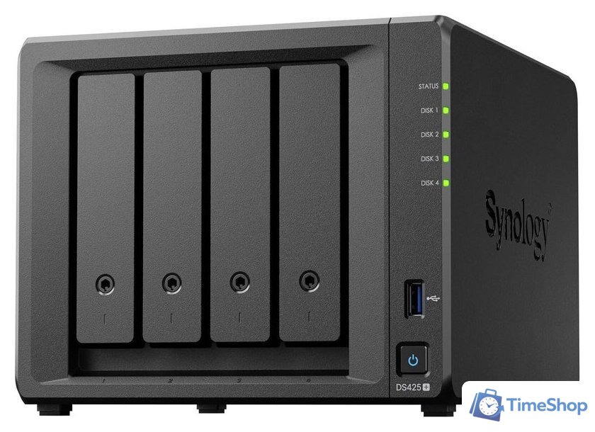 Сетевой накопитель Synology DiskStation DS425+ - Изображение №1 — Интернет-магазин Time-Shop