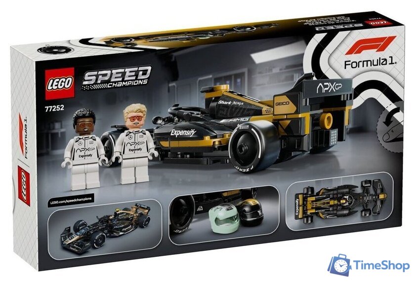 Конструктор LEGO 77252 Speed Champions Гоночный автомобиль команды APXGP - Изображение №3 — Интернет-магазин Time-Shop