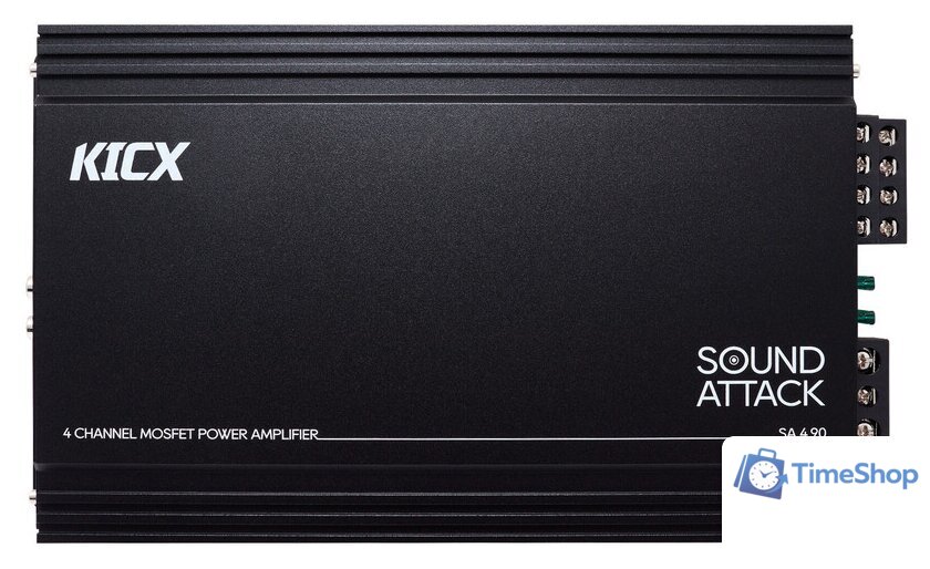 Автомобильный усилитель KICX SA 4.90 - Изображение №1 — Интернет-магазин Time-Shop