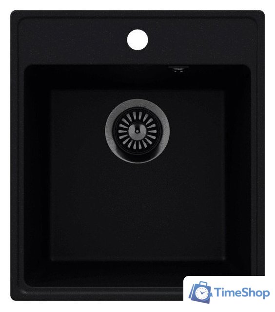 Кухонная мойка MAUNFELD Perla 425 MFQS-425B (черный) - Изображение №1 — Интернет-магазин Time-Shop
