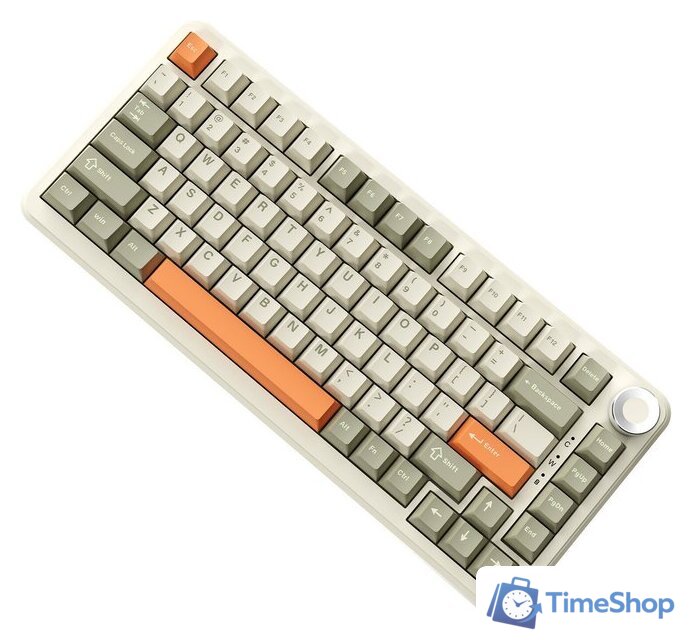 Клавиатура Ajazz AK820 Max Plus (ретро, Ajazz Avocado) - Изображение №3 — Интернет-магазин Time-Shop