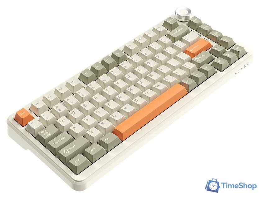 Клавиатура Ajazz AK820 Max Plus (ретро, Ajazz Avocado) - Изображение №4 — Интернет-магазин Time-Shop