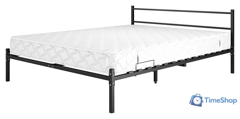 Кровать Князев Мебель Калабрия 1 КЛ1.120.200.Ч (черный муар) - Изображение №1 — Интернет-магазин Time-Shop