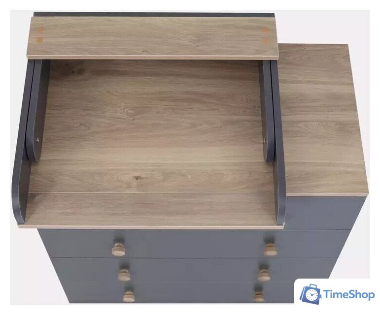 Детский комод Rant Elsa Pro 800/3 (moon grey) - Изображение №12 — Интернет-магазин Time-Shop