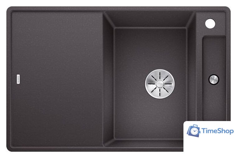 Кухонная мойка Blanco Axia III 45 S-F 523200 (серый камень, стеклянная доска) - Изображение №1 — Интернет-магазин Time-Shop