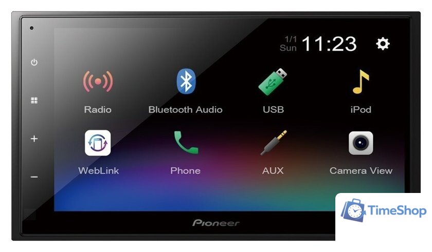USB-магнитола Pioneer DMH-A345BT - Изображение №1 — Интернет-магазин Time-Shop