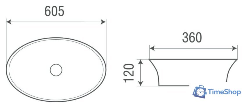 Умывальник WeltWasser Elbach 1132 - Изображение №3 — Интернет-магазин Time-Shop