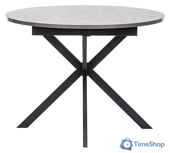 Кухонный стол Мебель Импэкс Leset Капри (камень темный/черный) - Изображение №2 — Интернет-магазин Time-Shop