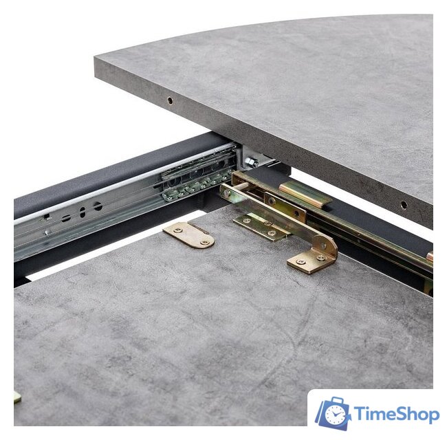 Кухонный стол Мебель Импэкс Leset Капри (камень темный/черный) - Изображение №5 — Интернет-магазин Time-Shop