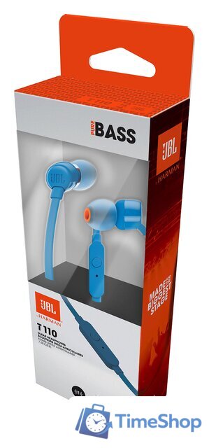Наушники JBL Tune 110 (синий) - Изображение №5 — Интернет-магазин Time-Shop