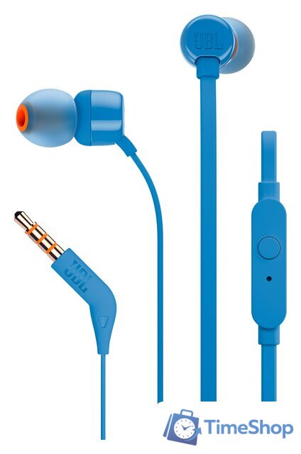 Наушники JBL Tune 110 (синий) - Изображение №1 — Интернет-магазин Time-Shop