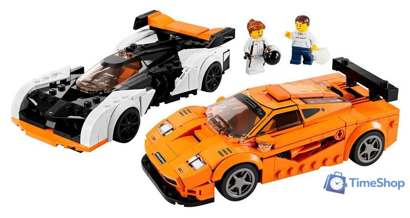 Конструктор LEGO Speed Champions 76918 McLaren Solus GT и McLaren F1 LM - Изображение №4 — Интернет-магазин Time-Shop