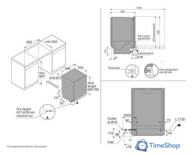 Встраиваемая посудомоечная машина ASKO DFI748MU - Изображение №6 — Интернет-магазин Time-Shop