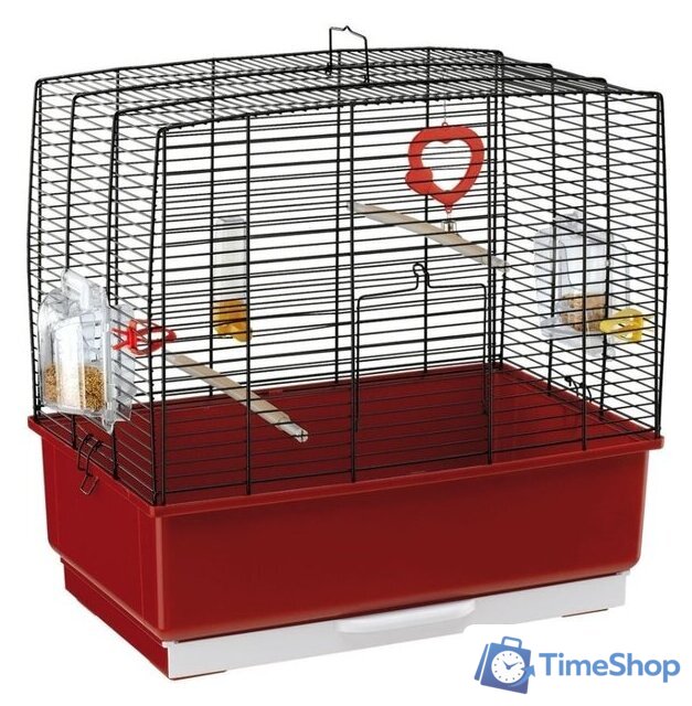 Клетка Ferplast Rekord 3 (красный) 52009817 - Изображение №1 — Интернет-магазин Time-Shop