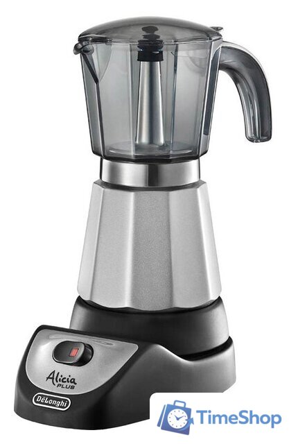 Гейзерная кофеварка DeLonghi Alicia Plus EMKM 6 - Изображение №1 — Интернет-магазин Time-Shop