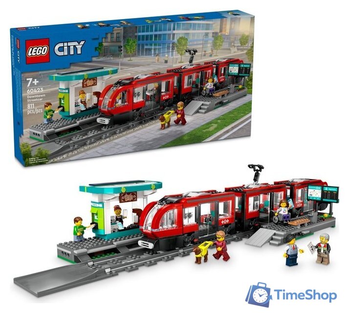Конструктор LEGO City 60423 Трамвай и станция в центре города - Изображение №3 — Интернет-магазин Time-Shop