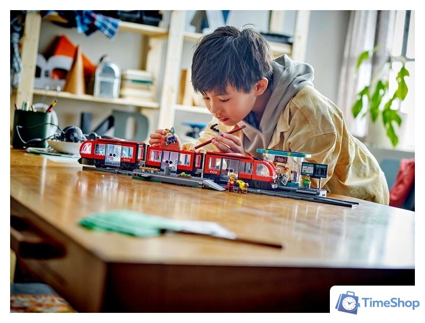 Конструктор LEGO City 60423 Трамвай и станция в центре города - Изображение №9 — Интернет-магазин Time-Shop