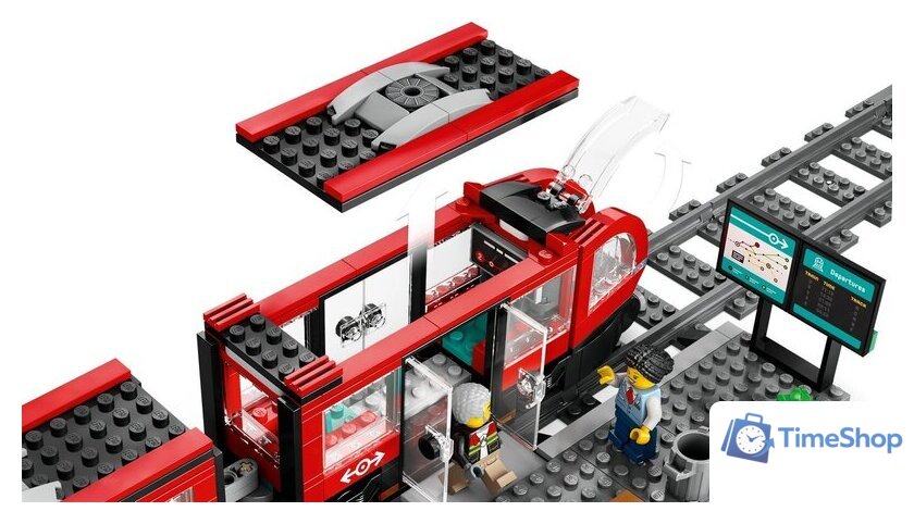 Конструктор LEGO City 60423 Трамвай и станция в центре города - Изображение №6 — Интернет-магазин Time-Shop