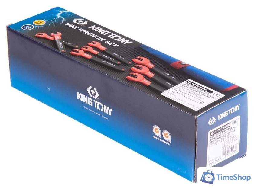 Набор ключей King Tony 12FVE10MRN (10 предметов) - Изображение №2 — Интернет-магазин Time-Shop