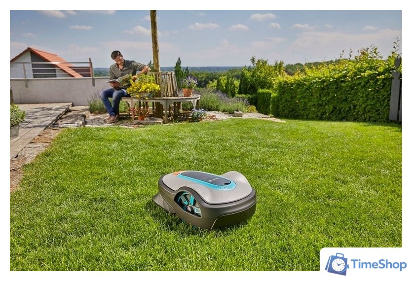 Газонокосилка-робот Gardena Sileno life 1000 (с АКБ) - Изображение №5 — Интернет-магазин Time-Shop
