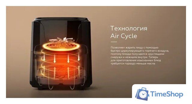 Аэрогриль (аэрофритюрница) BQ AF5011S - Изображение №3 — Интернет-магазин Time-Shop