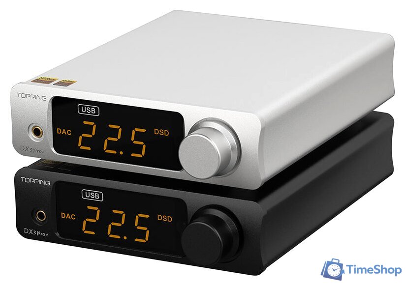 Настольный усилитель Topping DX3 Pro+ (серебристый) - Изображение №5 — Интернет-магазин Time-Shop