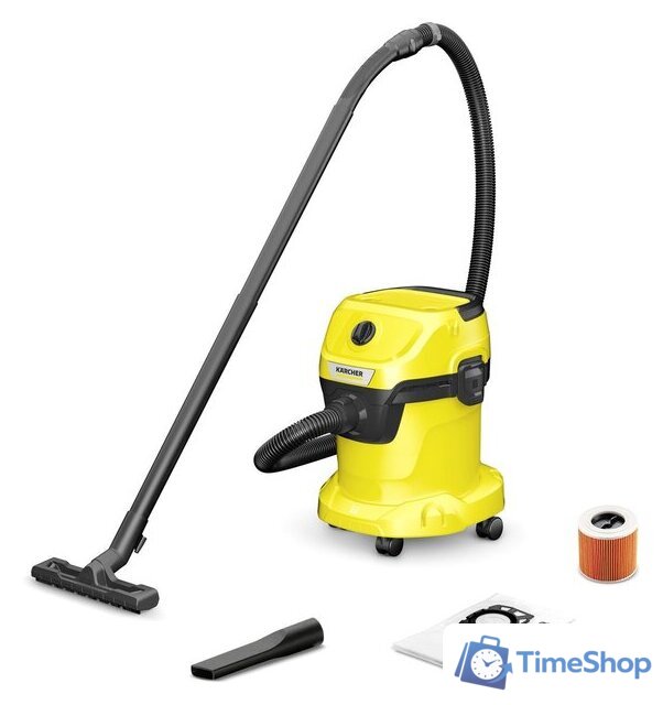 Пылесос Karcher WD 3 V-15/4/20 1.628-104.0 - Изображение №1 — Интернет-магазин Time-Shop