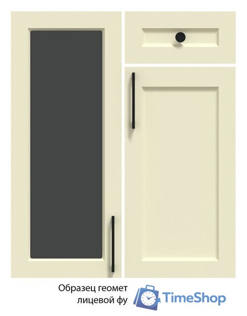 Готовая кухня Интерлиния Тренд 1.5x2.8 правая (мята/белый/бискайская сосна) - Изображение №5 — Интернет-магазин Time-Shop