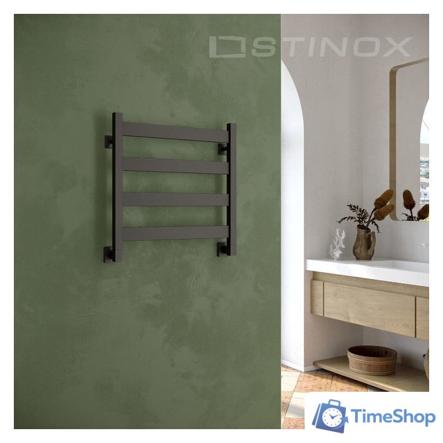 Полотенцесушитель Stinox San Remo 50x50 san50 Ral 9005 - Изображение №1 — Интернет-магазин Time-Shop