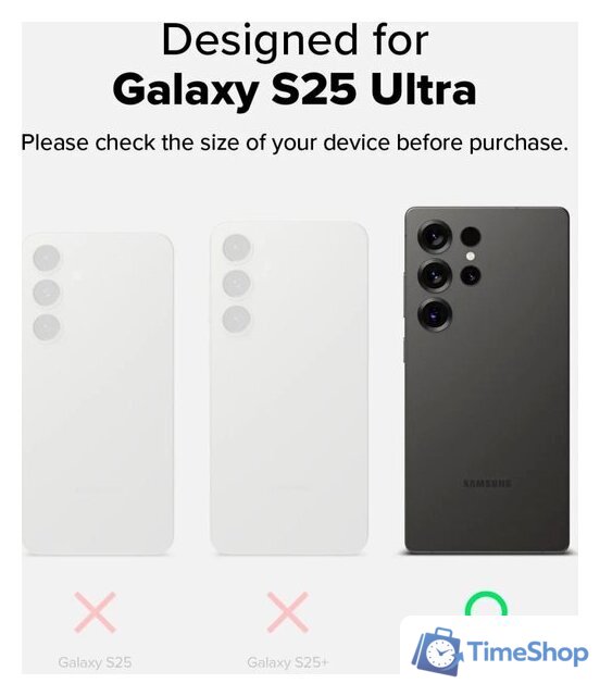 Чехол для телефона Ringke Fusion X Magnetic для Galaxy S25 Ultra Black - Изображение №3 — Интернет-магазин Time-Shop