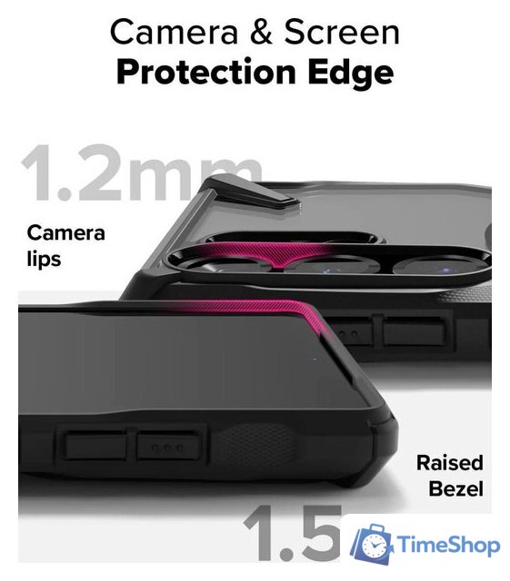 Чехол для телефона Ringke Fusion X Magnetic для Galaxy S25 Ultra Black - Изображение №12 — Интернет-магазин Time-Shop