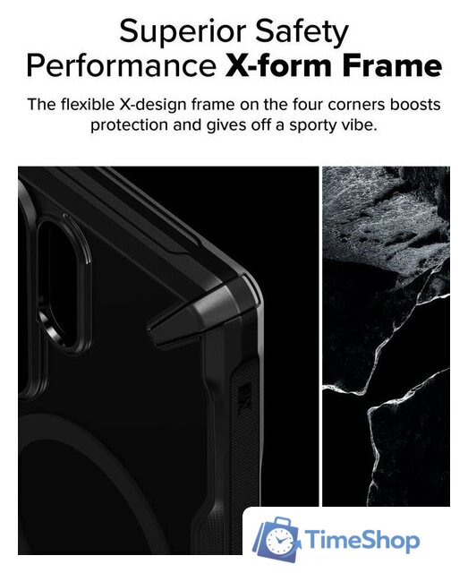 Чехол для телефона Ringke Fusion X Magnetic для Galaxy S25 Ultra Black - Изображение №4 — Интернет-магазин Time-Shop
