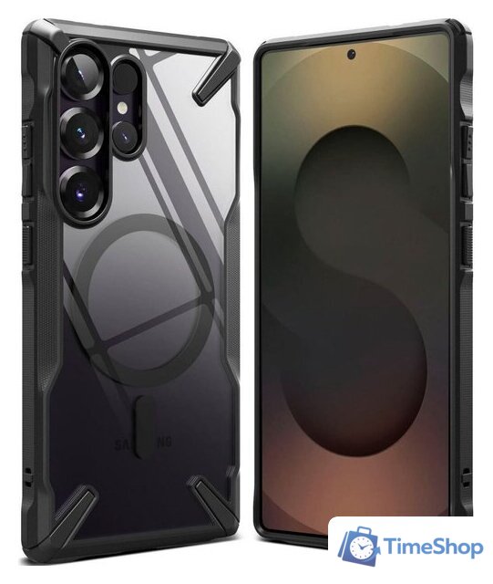 Чехол для телефона Ringke Fusion X Magnetic для Galaxy S25 Ultra Black - Изображение №1 — Интернет-магазин Time-Shop