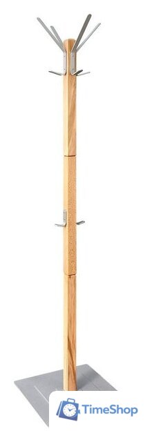 Вешалка для одежды Sheffilton Альберо SHT-CR11 985627 (прозрачный лак/алюминий металлик) - Изображение №1 — Интернет-магазин Time-Shop