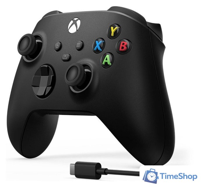 Геймпад Microsoft Xbox + USB-C кабель (черный) - Изображение №2 — Интернет-магазин Time-Shop