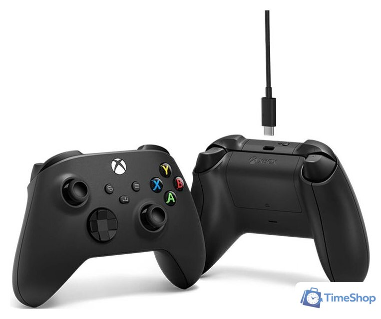 Геймпад Microsoft Xbox + USB-C кабель (черный) - Изображение №3 — Интернет-магазин Time-Shop