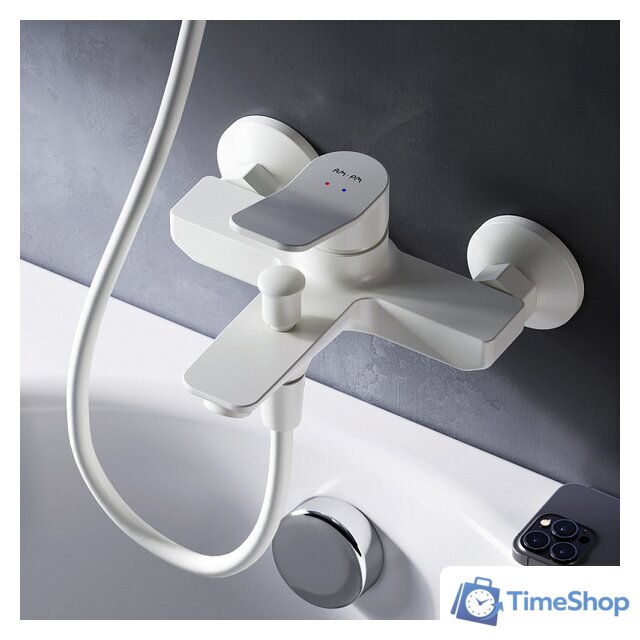 Смеситель AM.PM X-Joy F85A10033 (белый) - Изображение №2 — Интернет-магазин Time-Shop