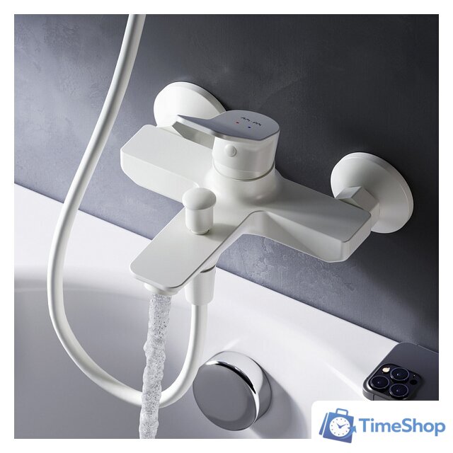 Смеситель AM.PM X-Joy F85A10033 (белый) - Изображение №3 — Интернет-магазин Time-Shop