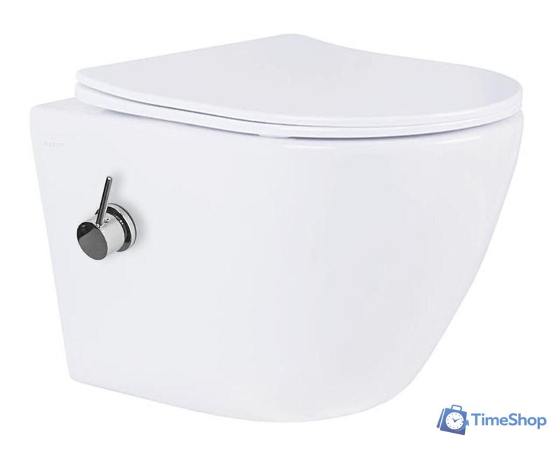 Унитаз подвесной Roxen Antares 530185-01X Rimless Soft Close с функцией биде - Изображение №13 — Интернет-магазин Time-Shop