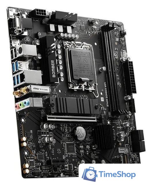 Материнская плата MSI B760M Bomber WiFi - Изображение №2 — Интернет-магазин Time-Shop