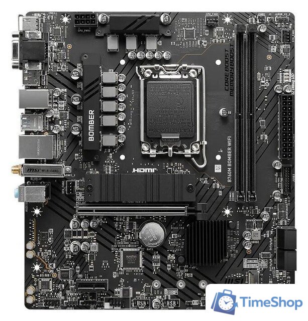 Материнская плата MSI B760M Bomber WiFi - Изображение №1 — Интернет-магазин Time-Shop