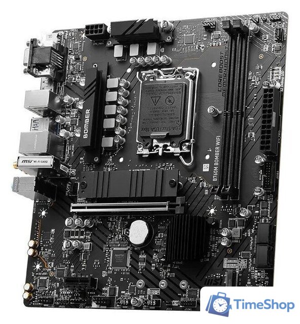 Материнская плата MSI B760M Bomber WiFi - Изображение №3 — Интернет-магазин Time-Shop